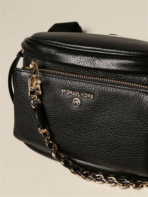 gürteltasche damen schwarz silber xl michael kors